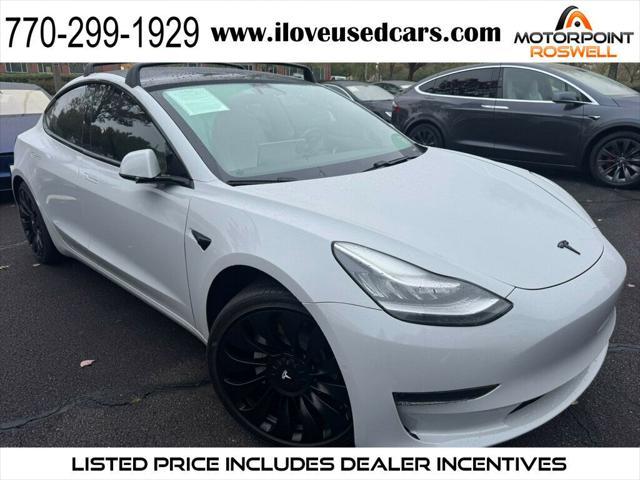 used 2020 Tesla Model 3 car, priced at $24,401