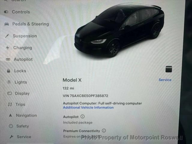 used 2023 Tesla Model X car, priced at $69,999