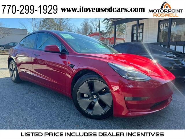 used 2018 Tesla Model 3 car, priced at $16,999