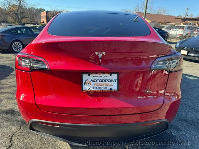 used 2022 Tesla Model Y car, priced at $29,999