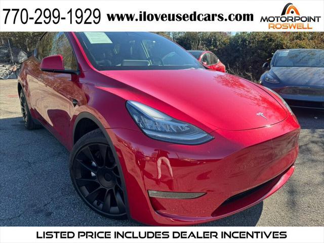 used 2022 Tesla Model Y car, priced at $29,999