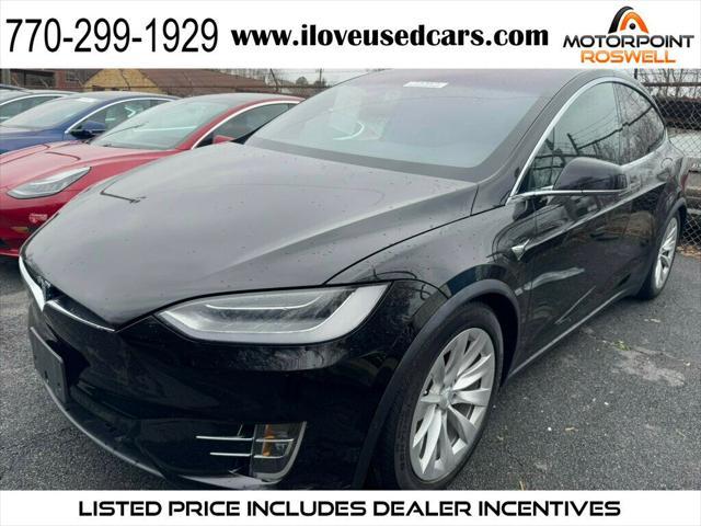 used 2020 Tesla Model X car, priced at $32,999