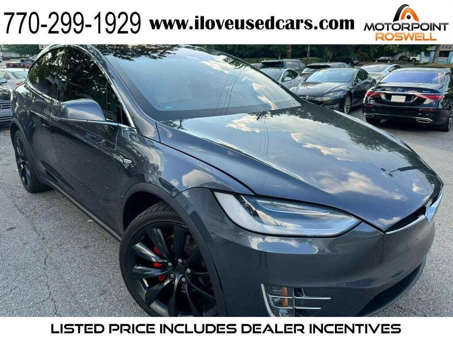 used 2020 Tesla Model X car, priced at $49,999