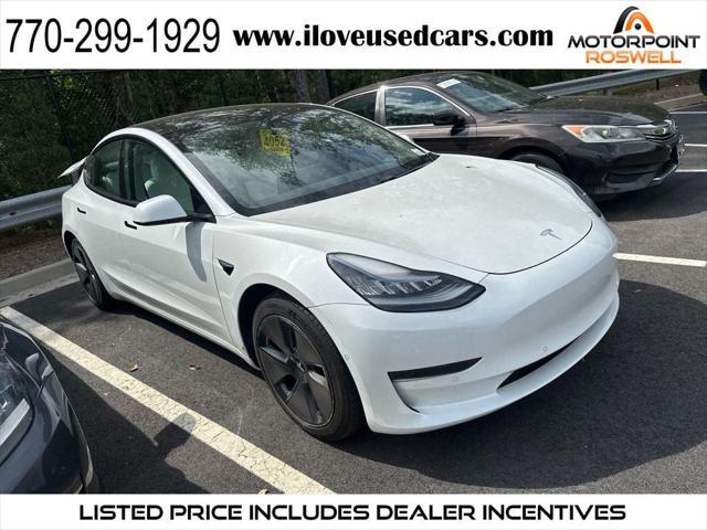 used 2021 Tesla Model 3 car, priced at $24,401