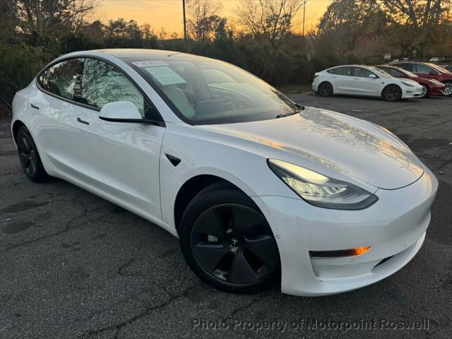 used 2021 Tesla Model 3 car, priced at $23,999