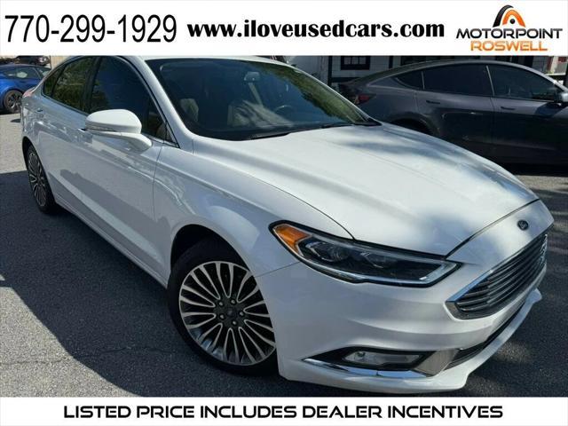 used 2018 Ford Fusion car, priced at $11,499