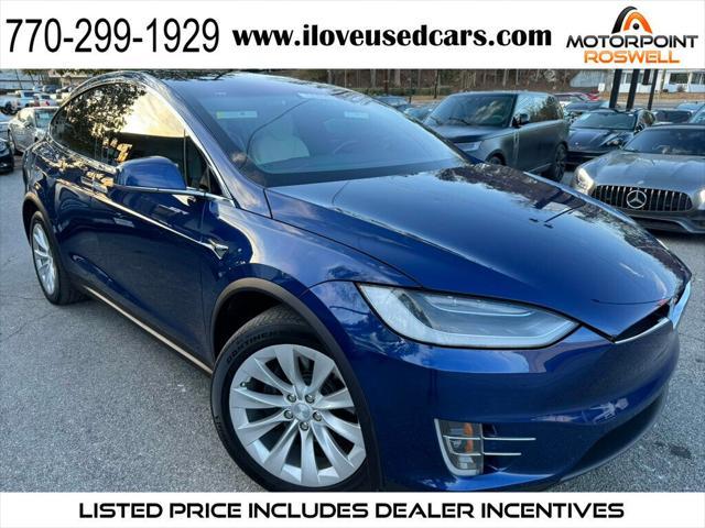 used 2019 Tesla Model X car, priced at $34,999