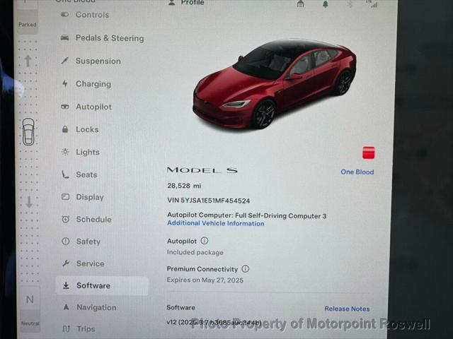 used 2021 Tesla Model S car, priced at $38,786
