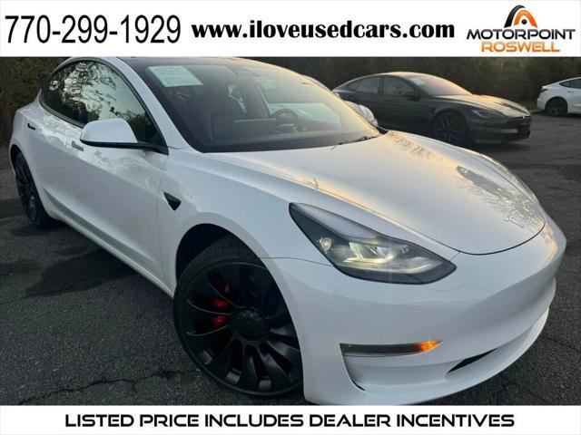 used 2021 Tesla Model 3 car, priced at $24,401