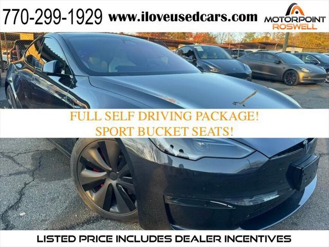 used 2024 Tesla Model S car, priced at $87,786