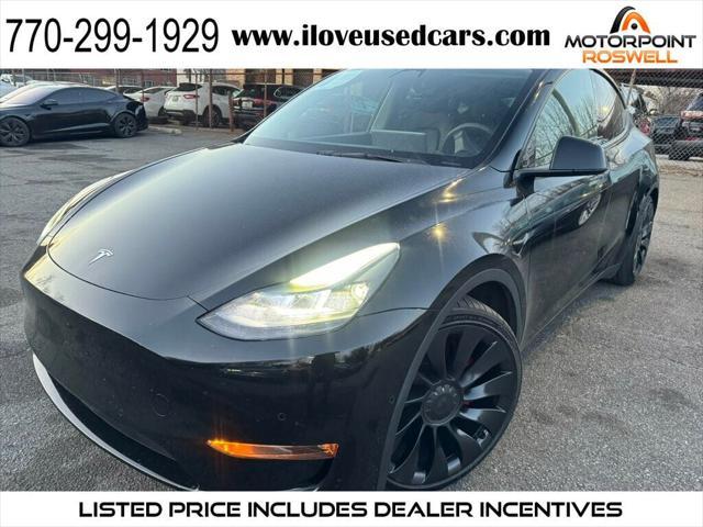 used 2022 Tesla Model Y car, priced at $30,999