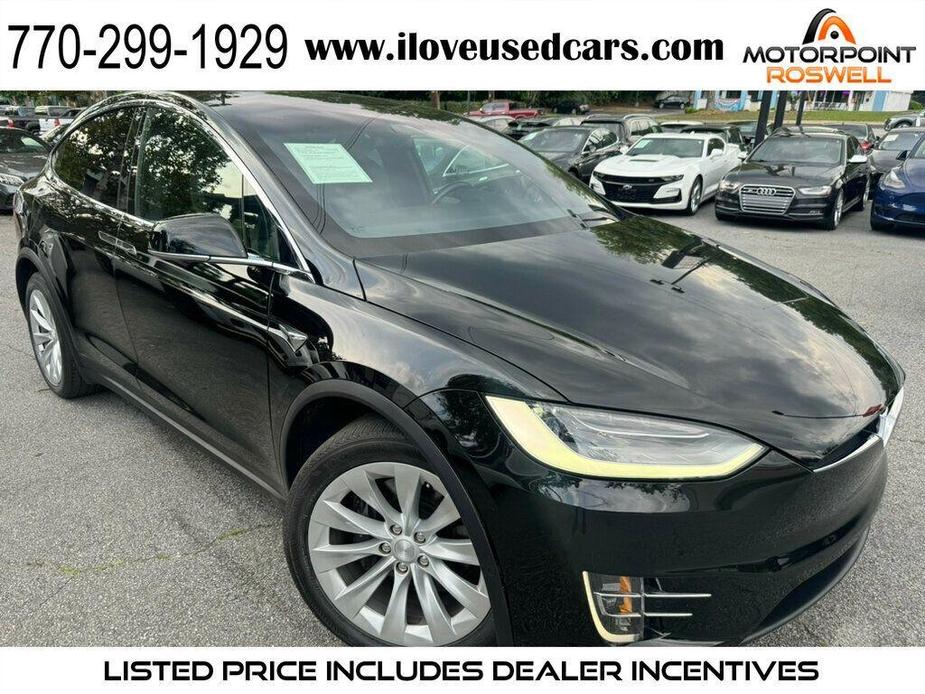 used 2021 Tesla Model X car, priced at $49,999