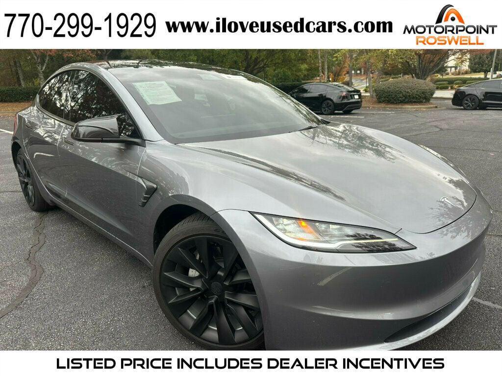 used 2025 Tesla Model 3 car, priced at $36,786