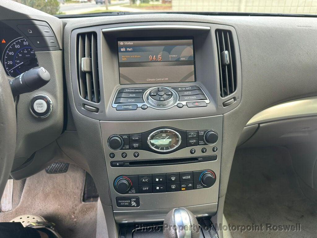 used 2011 INFINITI G37 car, priced at $9,786