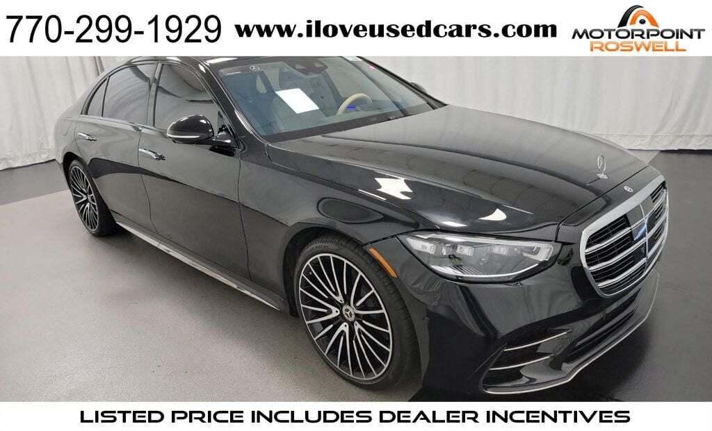 used 2023 Mercedes-Benz S-Class car, priced at $89,999