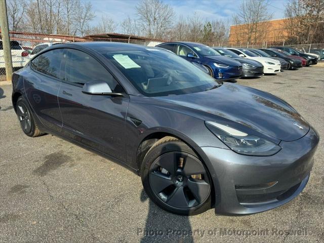 used 2022 Tesla Model 3 car, priced at $26,999