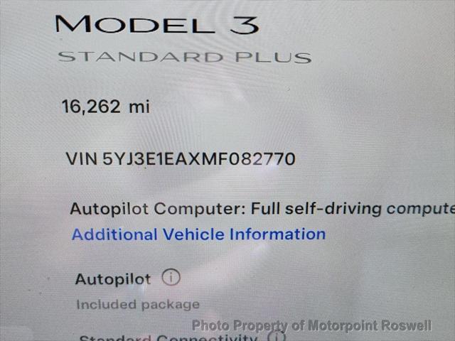 used 2021 Tesla Model 3 car, priced at $24,401