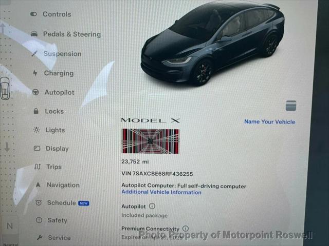 used 2024 Tesla Model X car, priced at $76,499