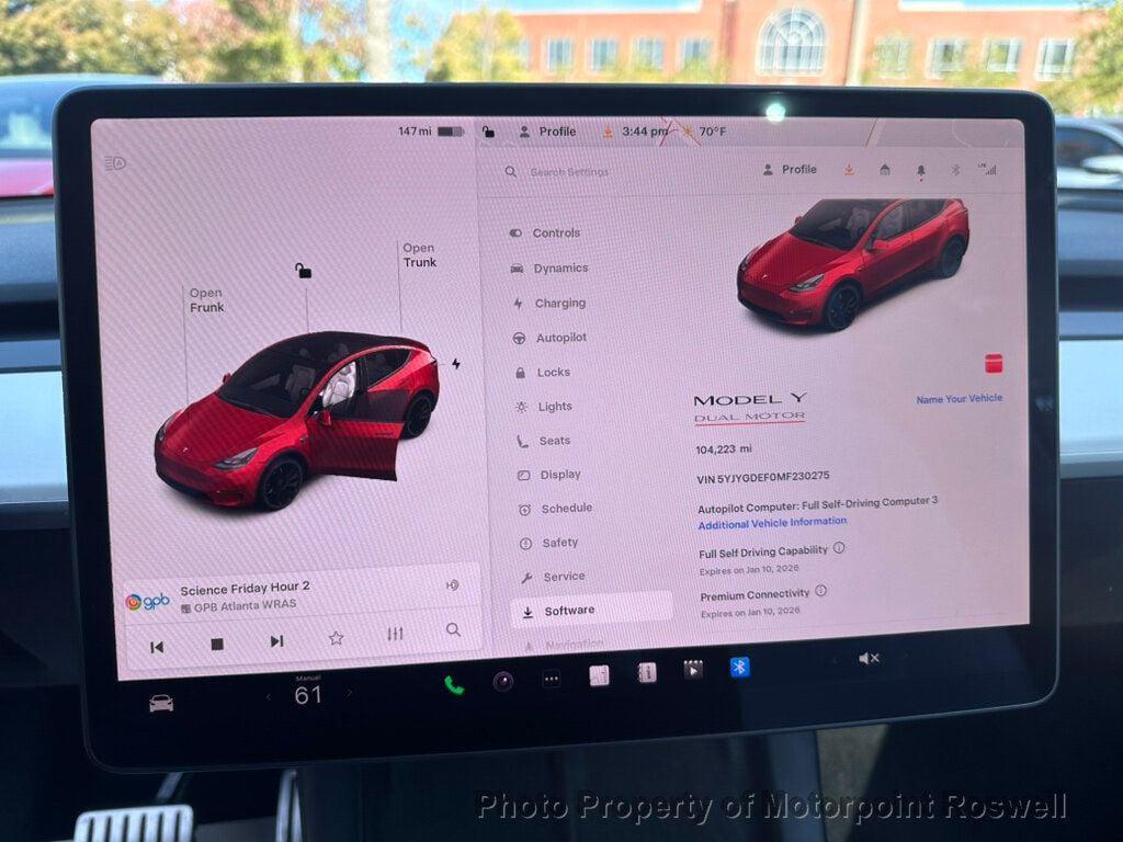 used 2021 Tesla Model Y car, priced at $21,999