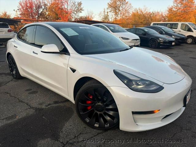 used 2022 Tesla Model 3 car, priced at $29,999