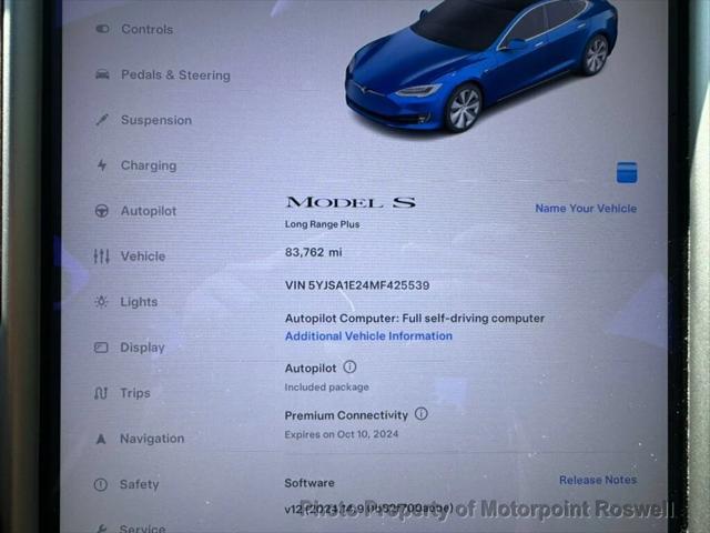 used 2021 Tesla Model S car, priced at $29,499