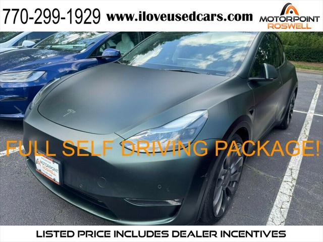 used 2022 Tesla Model Y car, priced at $32,999