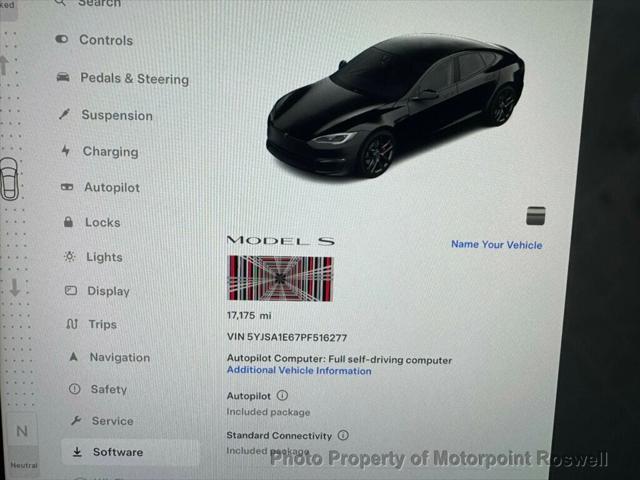 used 2023 Tesla Model S car, priced at $66,999