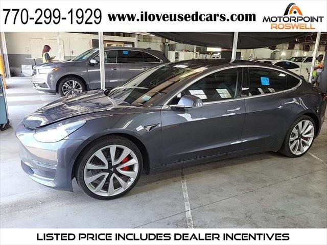 used 2019 Tesla Model 3 car, priced at $20,999