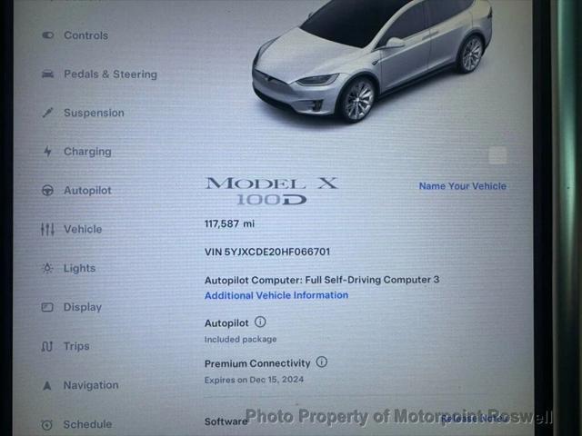 used 2017 Tesla Model X car, priced at $23,786