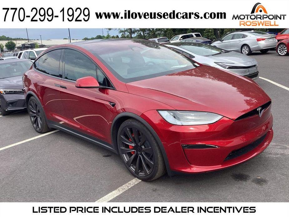 used 2023 Tesla Model X car, priced at $79,999