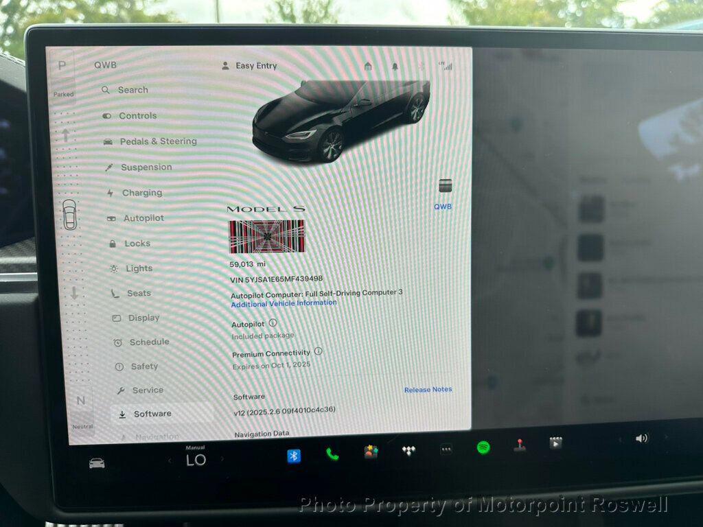 used 2021 Tesla Model S car, priced at $47,999