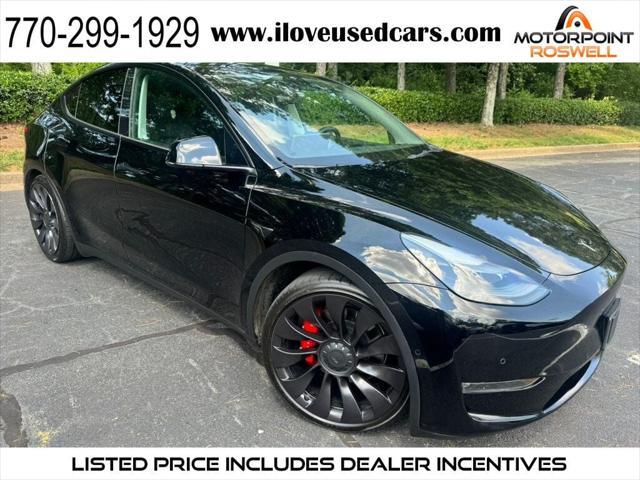 used 2021 Tesla Model Y car, priced at $21,999