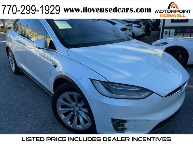 used 2019 Tesla Model X car, priced at $34,999