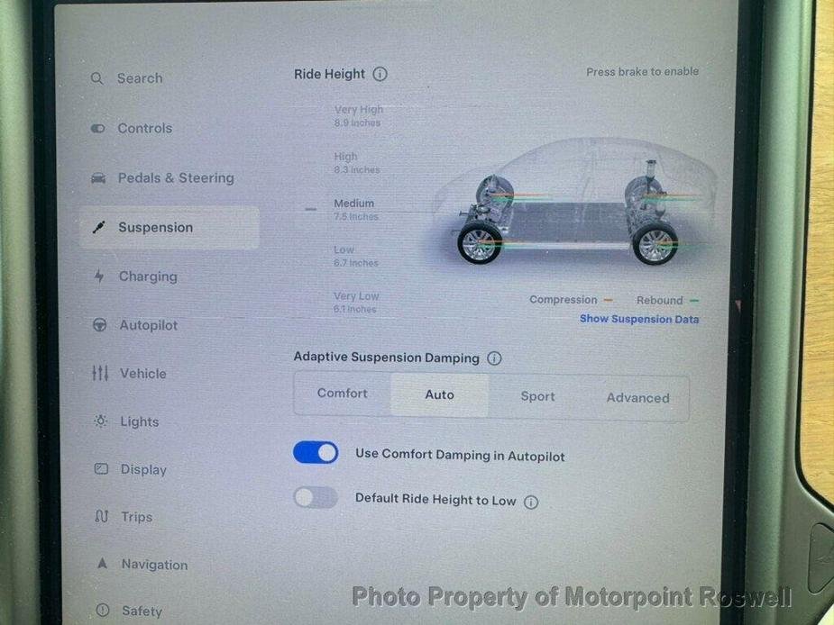 used 2020 Tesla Model X car, priced at $42,424