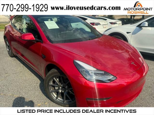 used 2018 Tesla Model 3 car, priced at $19,999