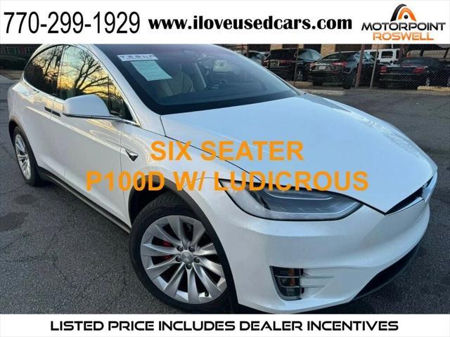 used 2017 Tesla Model X car, priced at $34,786