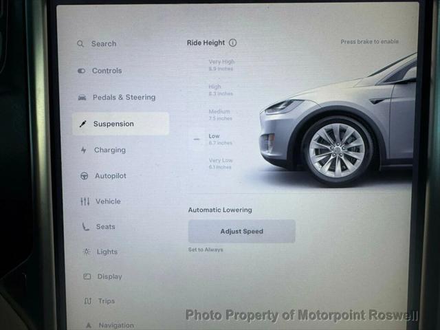 used 2017 Tesla Model X car, priced at $34,999