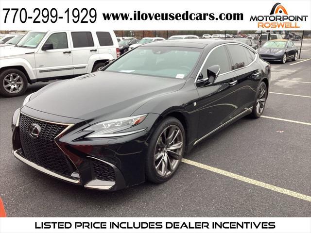 used 2018 Lexus LS 500 car, priced at $42,999