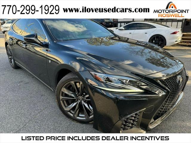 used 2018 Lexus LS 500 car, priced at $42,999