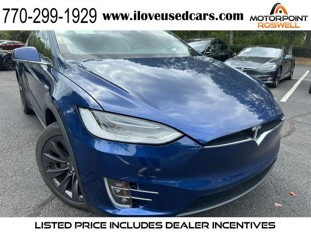 used 2021 Tesla Model X car, priced at $32,999