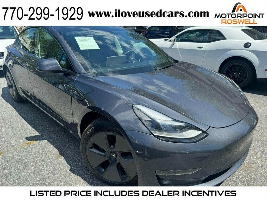 used 2022 Tesla Model 3 car, priced at $26,999