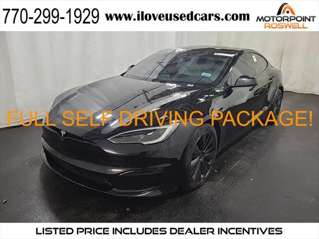 used 2023 Tesla Model S car, priced at $66,999