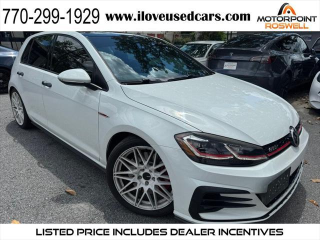 used 2018 Volkswagen Golf GTI car, priced at $20,999