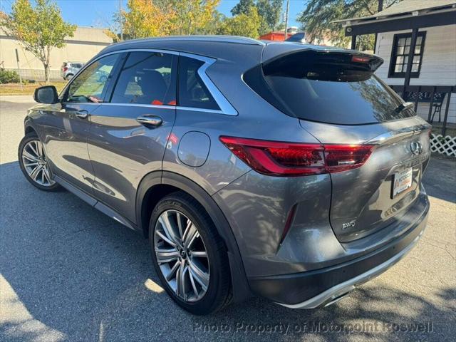 used 2021 INFINITI QX50 car, priced at $22,999