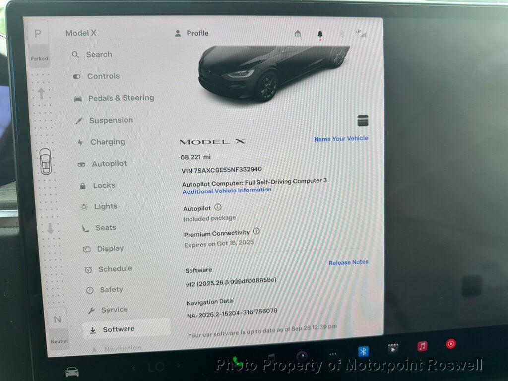used 2022 Tesla Model X car, priced at $42,786