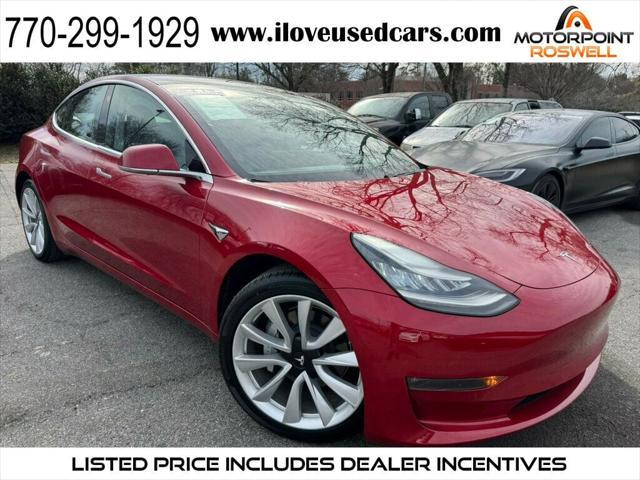 used 2018 Tesla Model 3 car, priced at $20,999