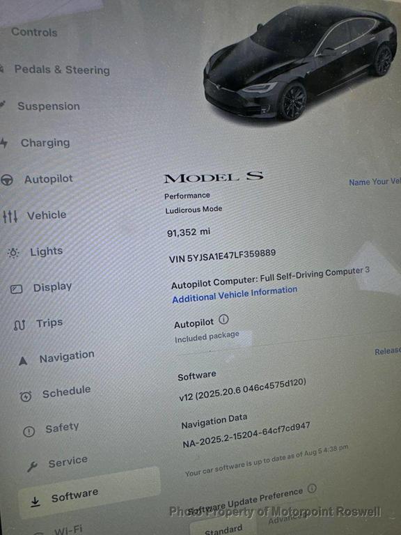 used 2020 Tesla Model S car, priced at $28,499