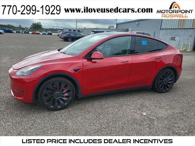 used 2022 Tesla Model Y car, priced at $28,999