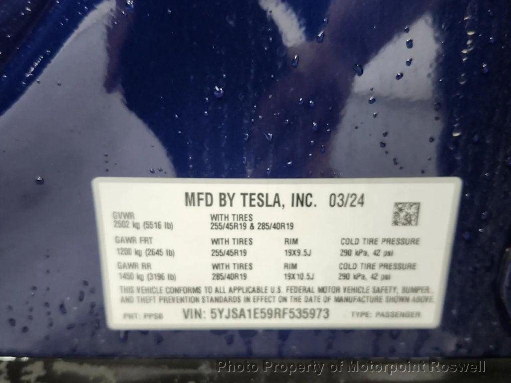 used 2024 Tesla Model S car, priced at $54,999