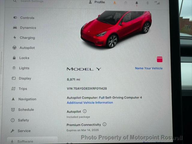 used 2024 Tesla Model Y car, priced at $36,999